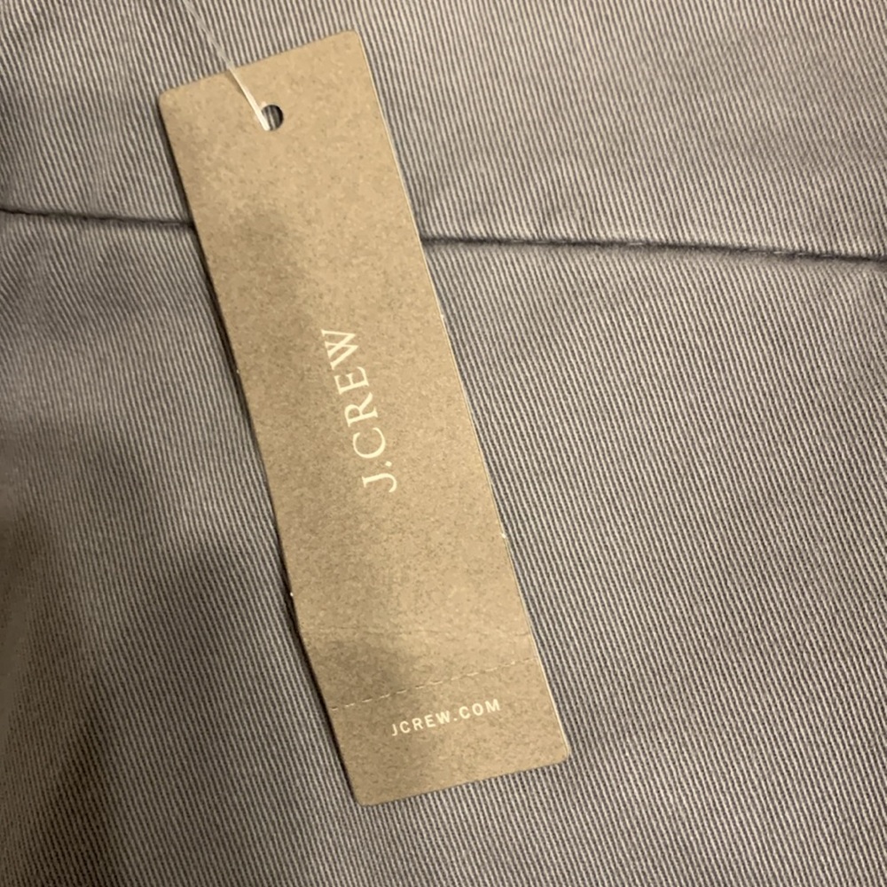 New with tags J.Crew shorts, size 12, gray khaki. Style H5809 - Picture 3 of 7